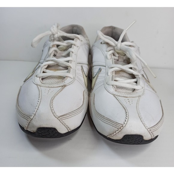 Nike Sneaker Women 9.5 White Running Shoes Air Exceed Lace Up Low Top - Picture 4 of 8